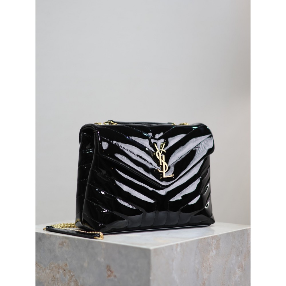 Ysl Loulou Small pattent leather shoulder bag 25x18cm Bags