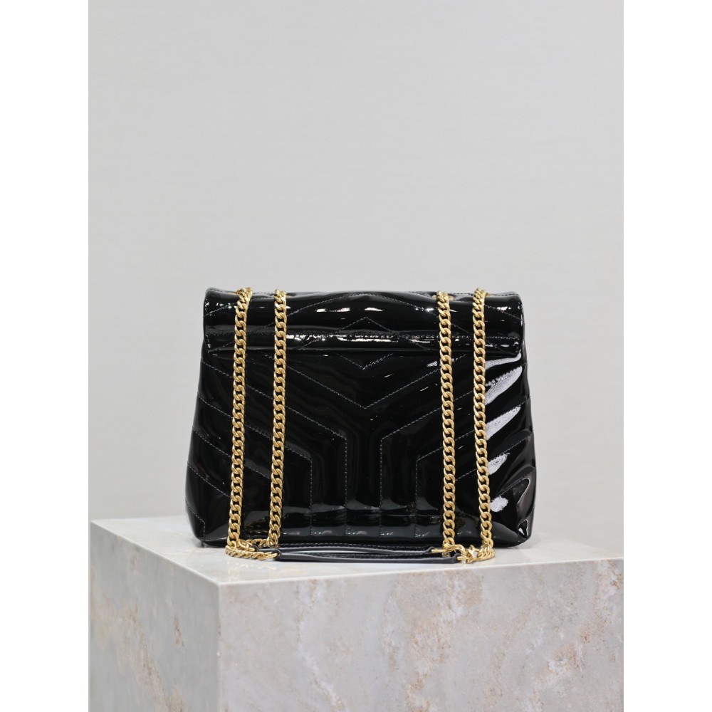 Ysl Loulou Small pattent leather shoulder bag 25x18cm Bags