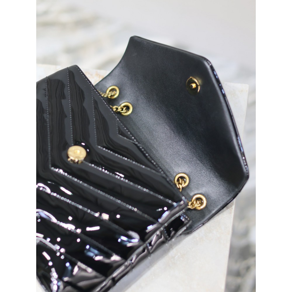 Ysl Loulou Small pattent leather shoulder bag 25x18cm Bags