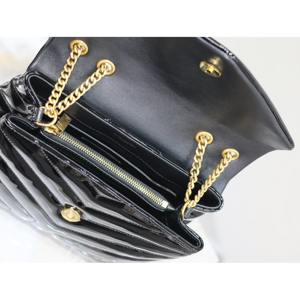 Ysl Loulou Small pattent leather shoulder bag 25x18cm Bags