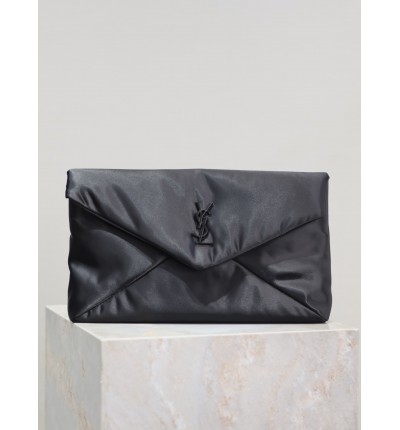 Ysl CASSANDRE large envelope pouch in nylon 30 X 20 X 5 CM