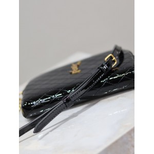 Ysl Gaby zipped pouch in quilted patent leather 19 x 11 x 3 cm Bags
