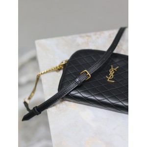 Ysl Gaby zipped pouch in quilted leather 19 x 11 x 3 cm Bags