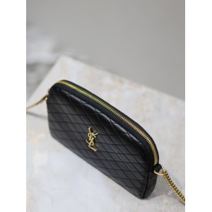 Ysl Gaby zipped pouch in quilted leather 19 x 11 x 3 cm Bags