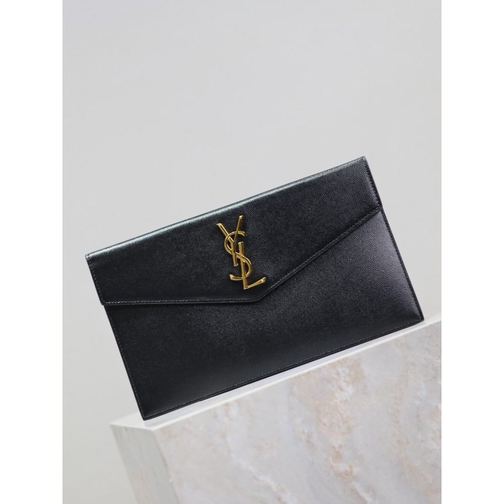 Ysl UPTOWN pouch in grain de poudre leather 27 x 16 x 2 CM 