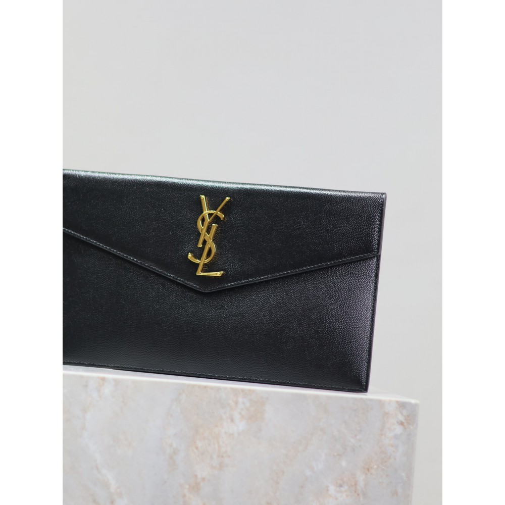 Ysl UPTOWN pouch in grain de poudre leather 27 x 16 x 2 CM 