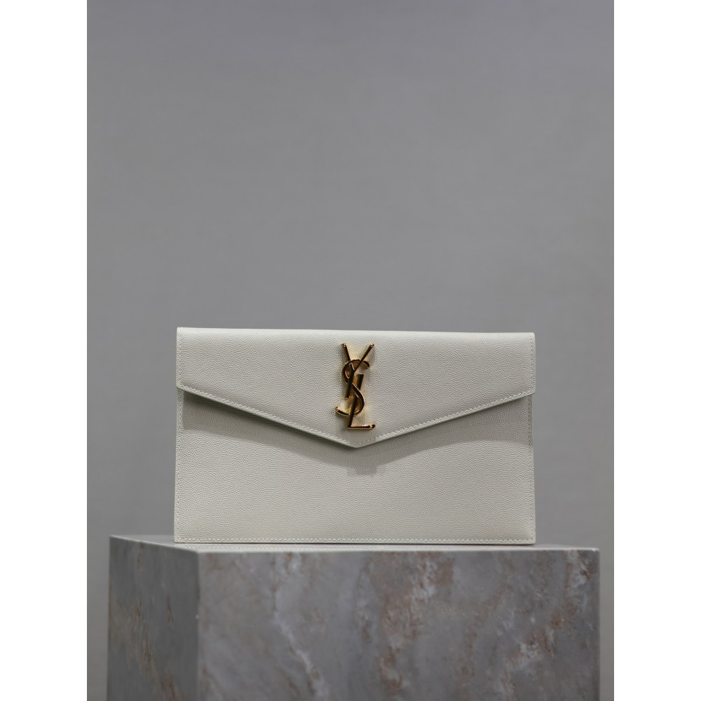 Ysl UPTOWN pouch in grain de poudre leather 27 x 16 x 2 CM 
