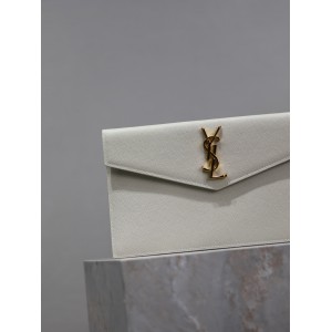 Ysl UPTOWN pouch in grain de poudre leather 27 x 16 x 2 CM 