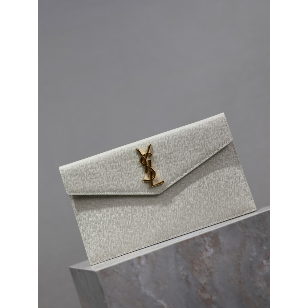 Ysl UPTOWN pouch in grain de poudre leather 27 x 16 x 2 CM 