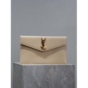 Ysl UPTOWN pouch in grain de poudre leather 27 x 16 x 2 CM 