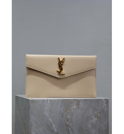 Ysl UPTOWN pouch in grain de poudre leather 27 x 16 x 2 CM