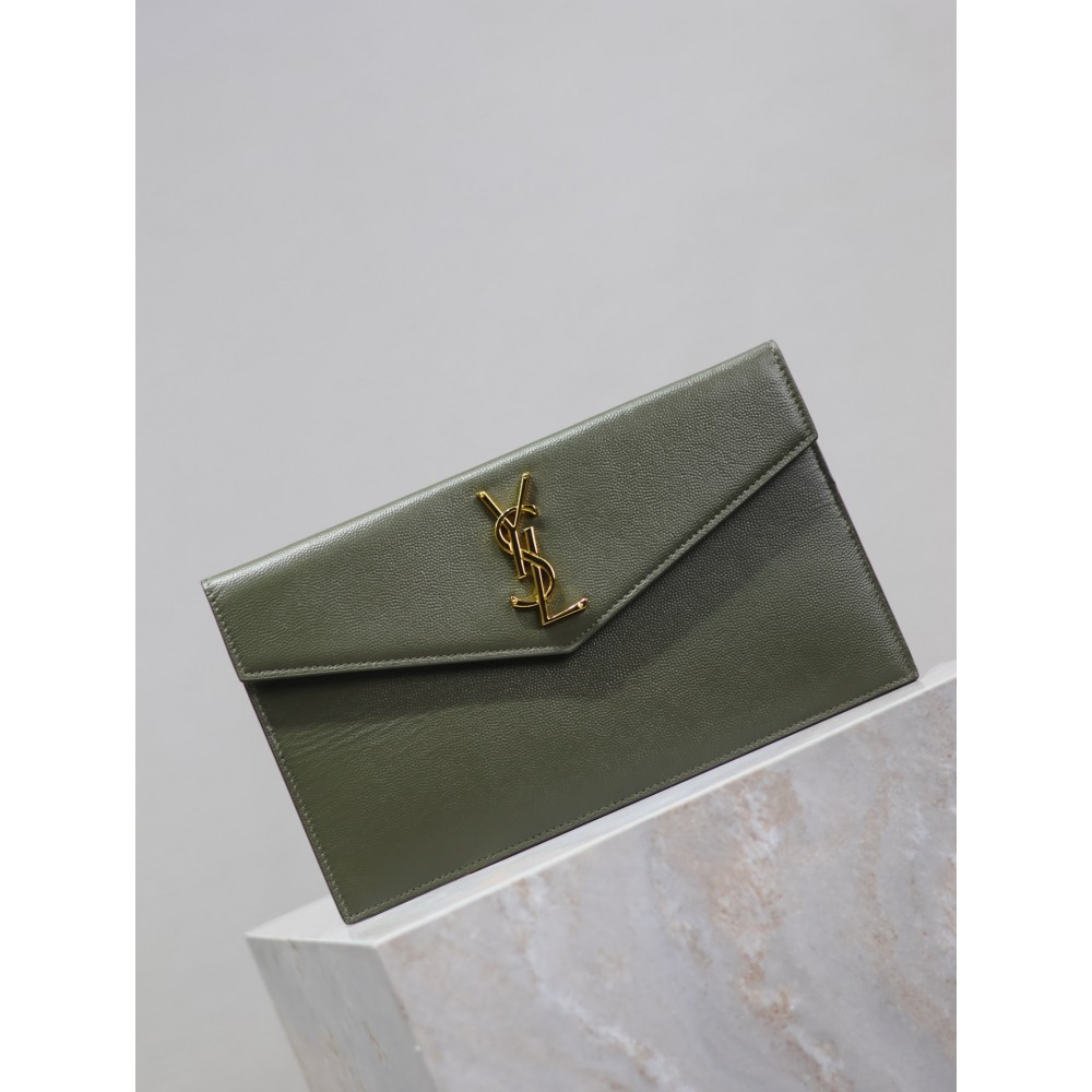 Ysl UPTOWN pouch in grain de poudre leather 27 x 16 x 2 CM 