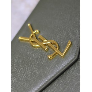 Ysl UPTOWN pouch in grain de poudre leather 27 x 16 x 2 CM 