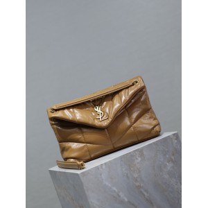Ysl loulou puffer small size 29x18cm pattent leather Bags