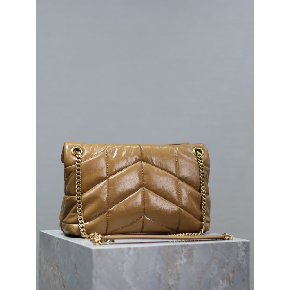 Ysl loulou puffer small size 29x18cm pattent leather Bags