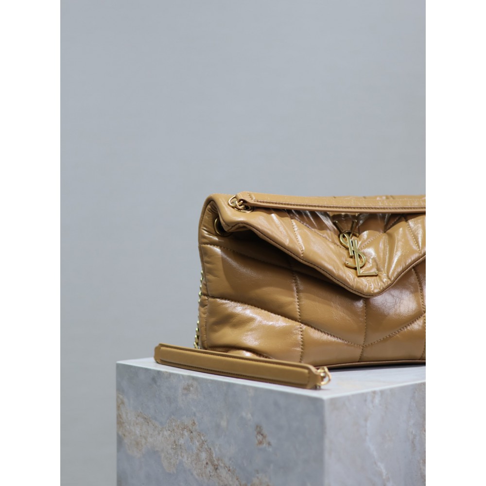 Ysl loulou puffer small size 29x18cm pattent leather Bags