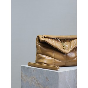 Ysl loulou puffer small size 29x18cm pattent leather Bags