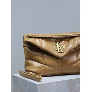 Ysl loulou puffer small size 29x18cm pattent leather Bags