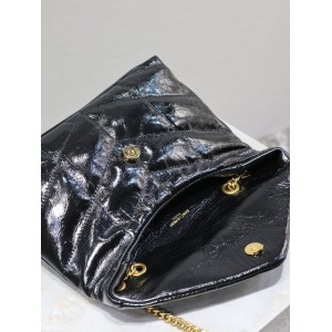 Ysl loulou puffer mini size 23x17cm pattent leather Bags