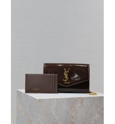 Ysl Uptown mini bag pattent leather 19x12cm