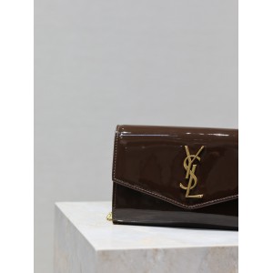Ysl Uptown mini bag pattent leather 19x12cm 