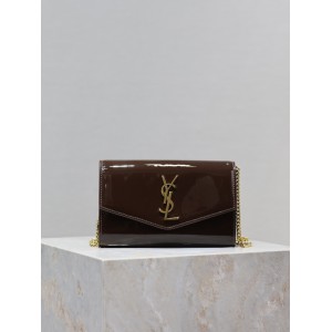 Ysl Uptown mini bag pattent leather 19x12cm 