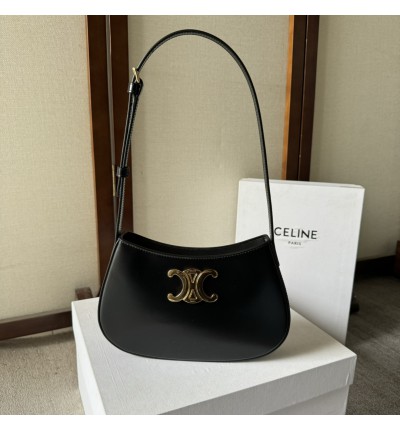 Celine MEDIUM TILLY BAG in shiny calfskin 22 x 13.5 x 4 CM