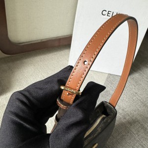 Celine MEDIUM TILLY BAG in Triomphe canvas and calfskin 22 x 13.5 x 4 CM Bags