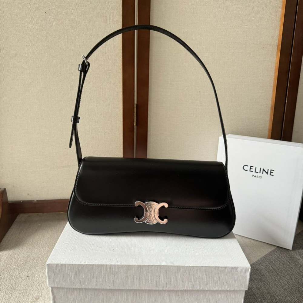 Celine MEDIUM CELINE LOLA BAG in shiny calfskin 28 x 12 x 5 CM Bags
