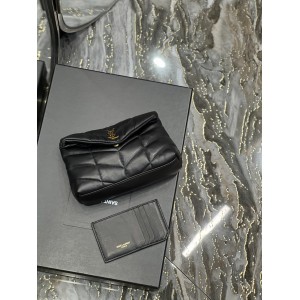 Ysl PUFFER small pouch in leather 19 X 9,5 X 2,5 CM Bags