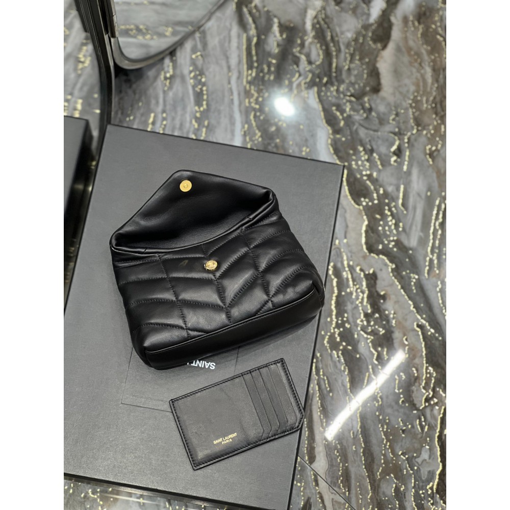 Ysl PUFFER small pouch in leather 19 X 9,5 X 2,5 CM Bags