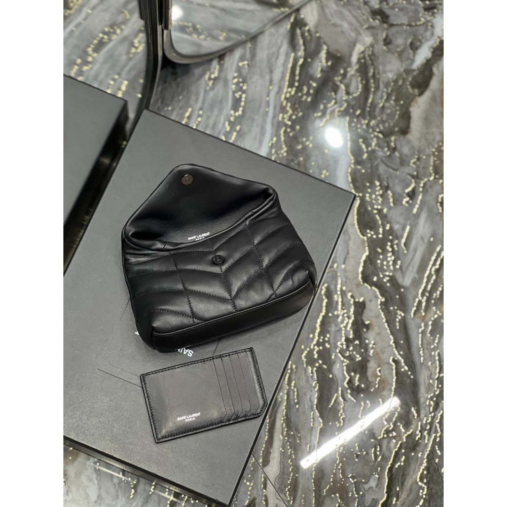 Ysl PUFFER small pouch in leather 19 X 9,5 X 2,5 CM Bags