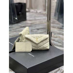 Ysl PUFFER small pouch in leather 19 X 9,5 X 2,5 CM Bags