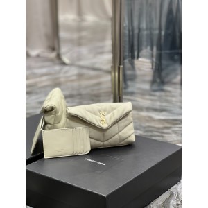 Ysl PUFFER small pouch in leather 19 X 9,5 X 2,5 CM Bags