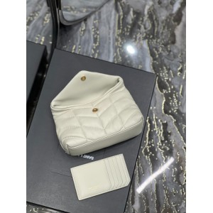 Ysl PUFFER small pouch in leather 19 X 9,5 X 2,5 CM Bags