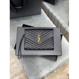 Ysl cassandre matelassé leather clutch 21x16cm Bags