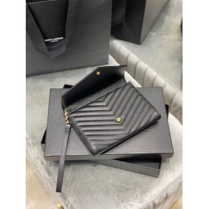 Ysl cassandre matelassé leather clutch 21x16cm Bags