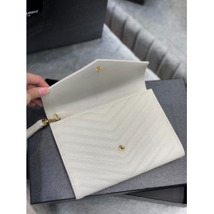 Ysl cassandre matelassé leather clutch 21x16cm Bags