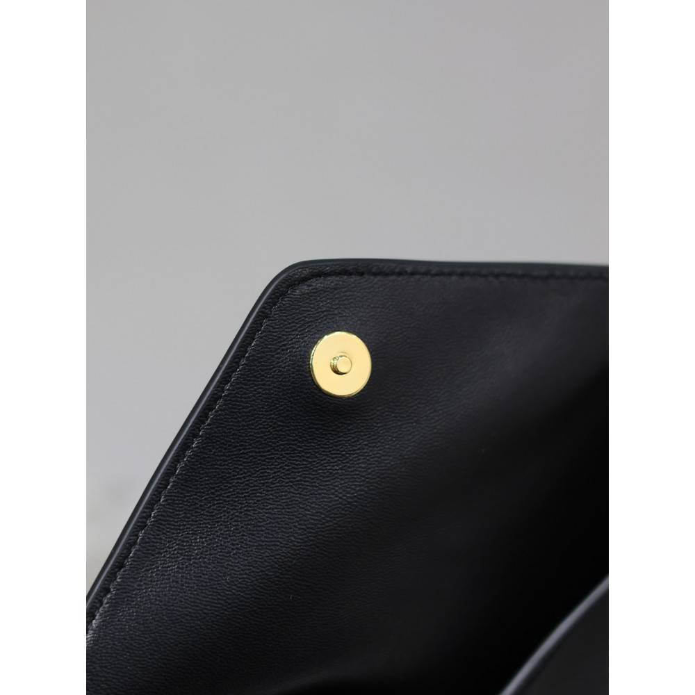 Ysl CASSANDRE small envelope pouch in lambskin 21.4×14×4cm Bags