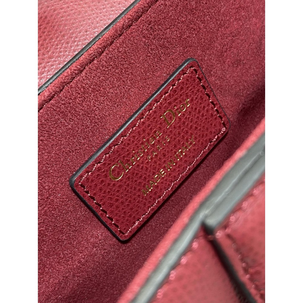 Dior saddle bag mini size 19 x 15 x 6 cm grained calfskin Bags