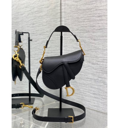 Dior saddle bag mini size 19 x 15 x 6 cm grained calfskin