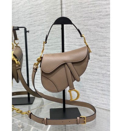 Dior saddle bag mini size 19 x 15 x 6 cm grained calfskin
