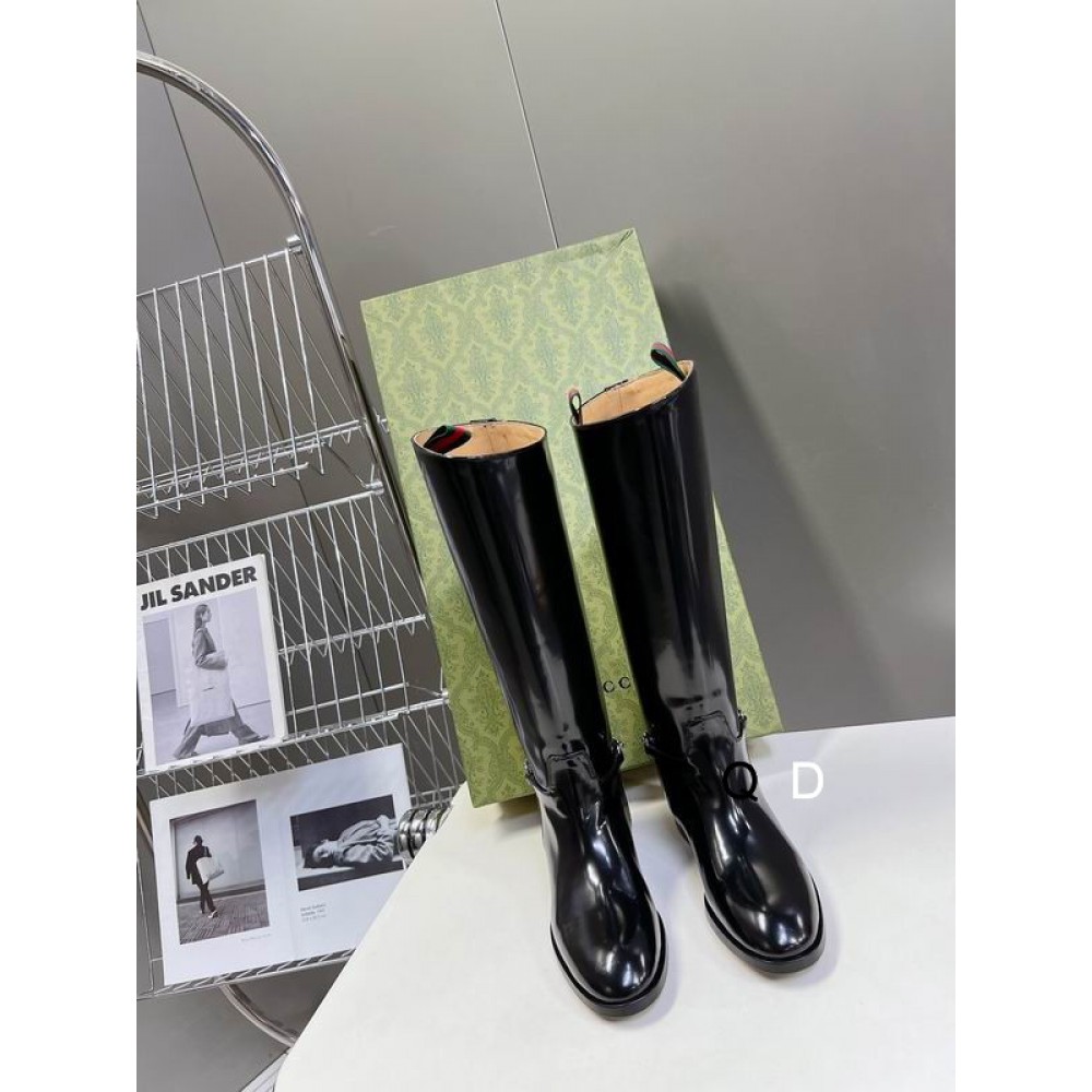 Gucci boots polished leather 35-42 Shoes