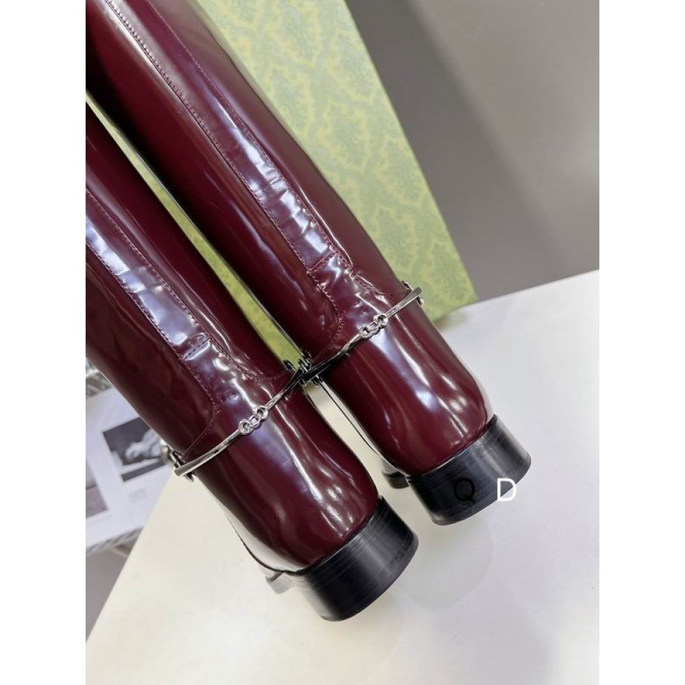 Gucci boots polished leather 35-42 Shoes