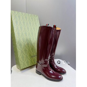Gucci boots polished leather 35-42 Shoes