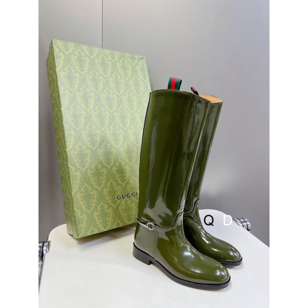 Gucci boots polished leather 35-42 Shoes