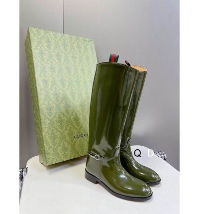 Gucci boots polished leather 35-42