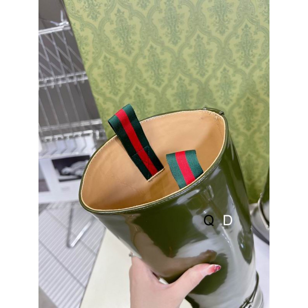 Gucci boots polished leather 35-42 Shoes