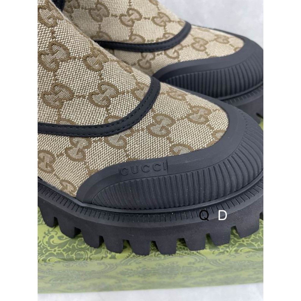 Gucci GG canvas boots Herren leather 35-42 Shoes