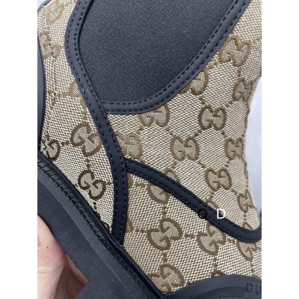Gucci GG canvas boots Herren leather 35-42 Shoes